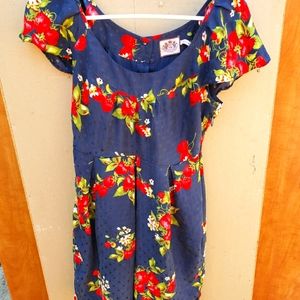 Juicy Couture Dress with Strawberry Print Sz 2